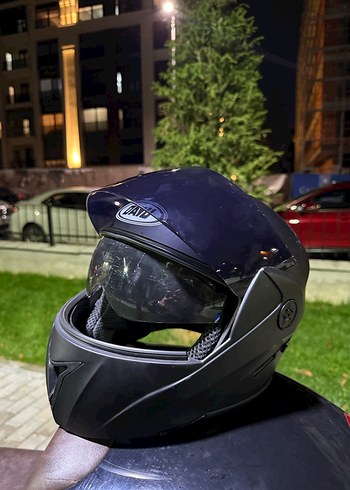 Siyah Motosiklet Kaskı - Görsel 7