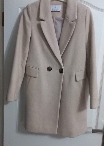 xs Beden Bej Kadın Stradivarius Kaban