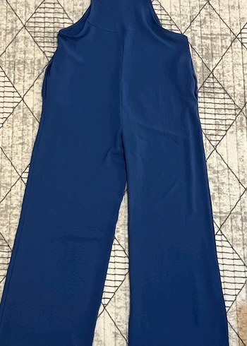 Lacivert Kadın Regular Fit Kumaş Tulum