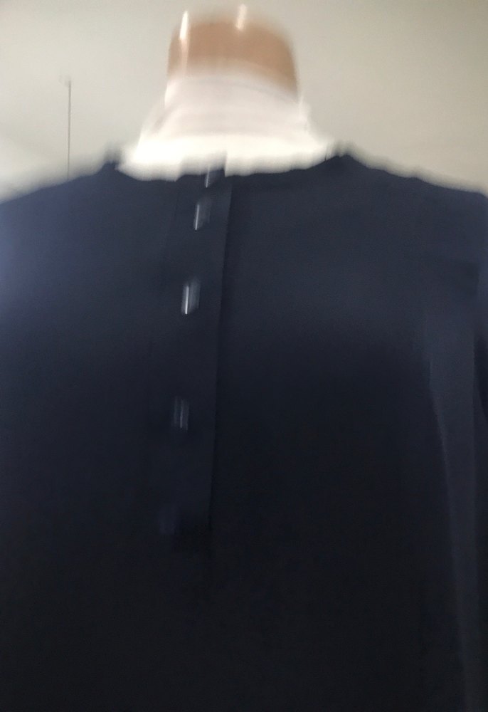 Lacivert Kadın Uzun Salaş Elbise - Görsel 5