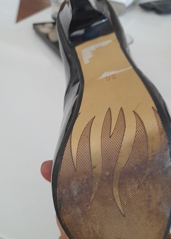36 Beden siyah Renk Siyah Parlak Platform Topuklu Stiletto