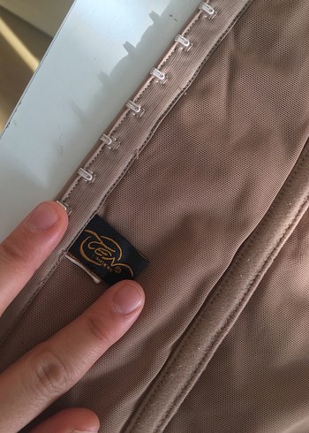 Bej Parlak Emzirme Korsesi Midi Boy - Görsel 3