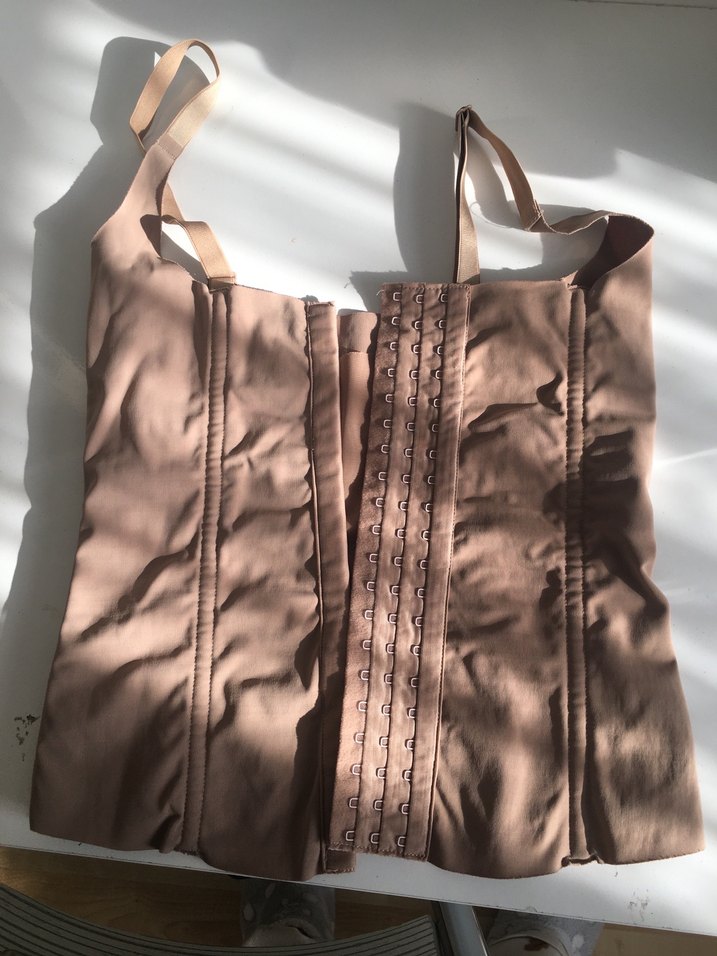 Bej Parlak Emzirme Korsesi Midi Boy - Görsel 4