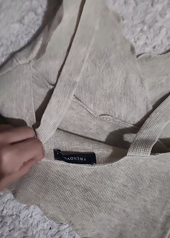 s Beden beyaz Renk Dantel Detaylı Keten Bohem Kadın Atlet
