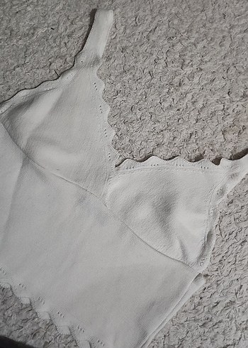 Nakışlı Beyaz Bohem Kadın Bralet