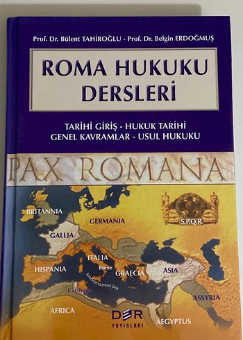 Roma Hukuku Dersleri - Tarihi Giriş ve Usul Hukuku