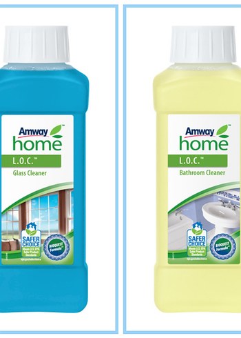 Amway Home L.O.C. Cam ve Banyo Temizleyici Seti