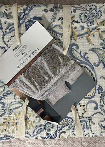 Madame Coco tek kişilik pike takımı - Görsel 3