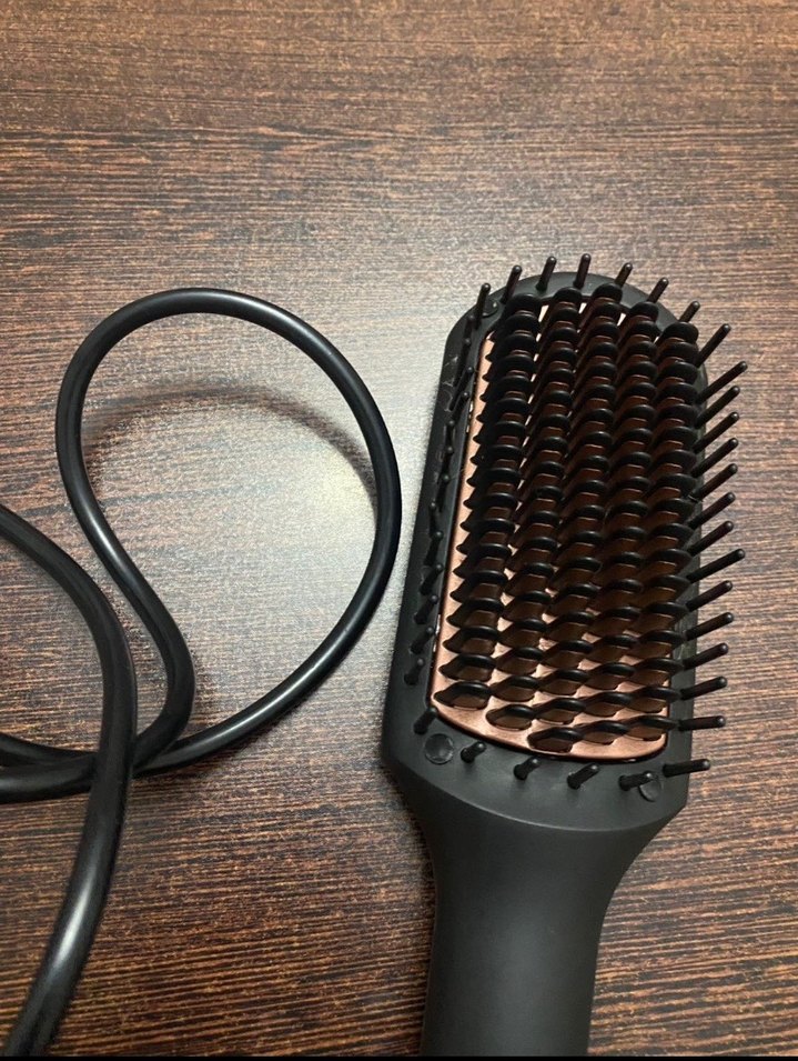 Siyah Saç Düzleştirici Tarak - Görsel 3