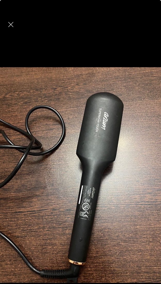 Siyah Saç Düzleştirici Tarak - Görsel 4
