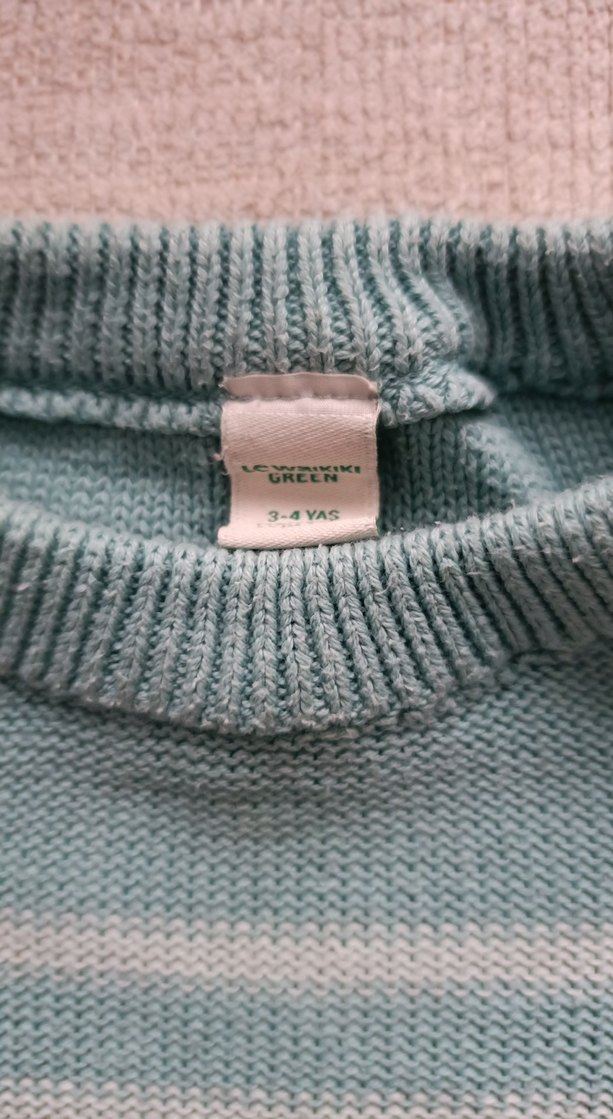 Erkek Çocuk Pastel Renkli Triko Kazak - Görsel 3