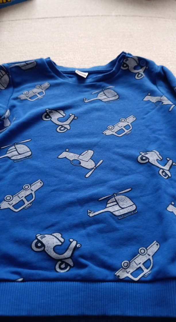 Mavi Baskılı Erkek Çocuk Sweatshirt - Görsel 4