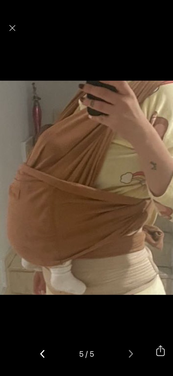 Pastel Kahverengi Bebek Kanguru - Görsel 3