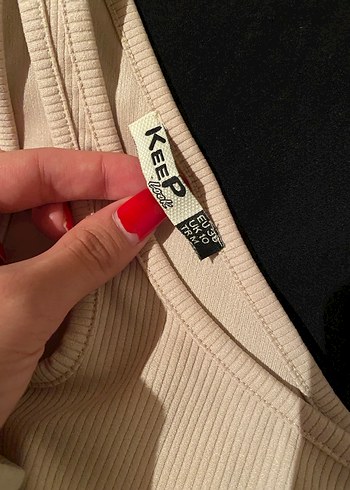 Diğer Bej Tek Omuzlu Crop Top