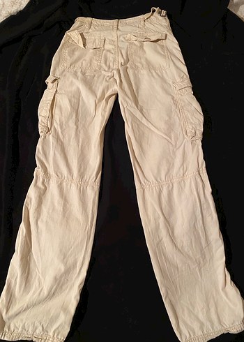32 Beden Bershka Bej Kadın Pantolon