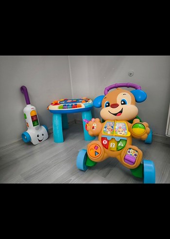 Fisher Price Fisher Price Renkli Eğitim Oyuncaklı Yürüyüş Arabası