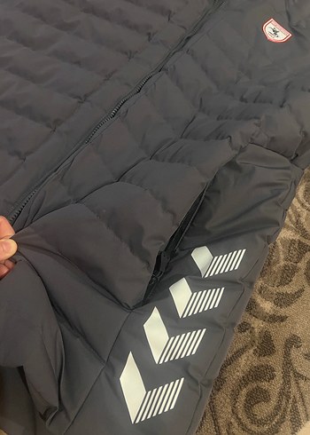 Hummel Samsunspor Gri Kapüşonu  Mont - Görsel 7