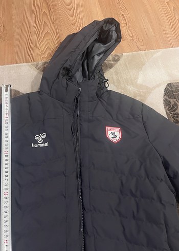 Hummel Samsunspor Gri Kapüşonu  Mont - Görsel 2