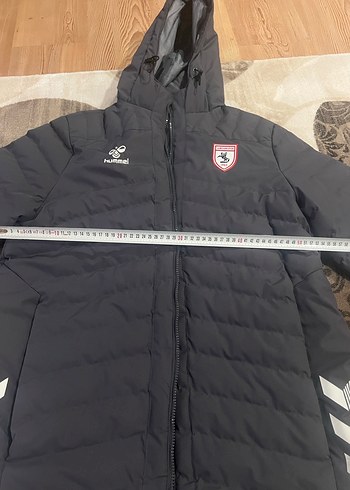 Hummel Samsunspor Gri Kapüşonu  Mont - Görsel 3