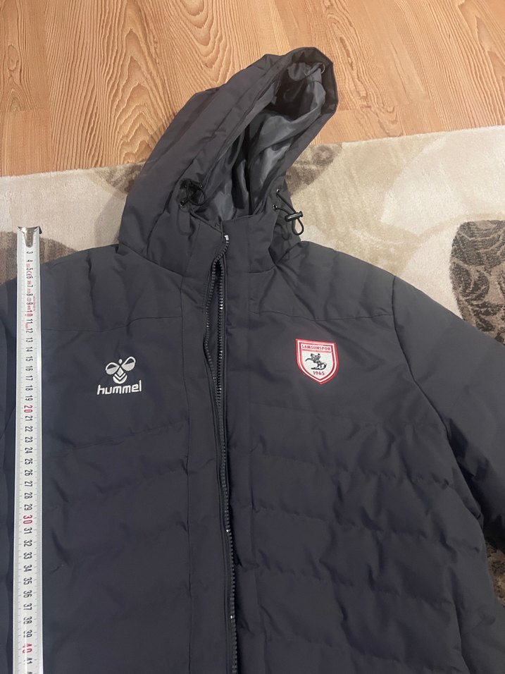 Hummel Samsunspor Gri Kapüşonu  Mont - Görsel 2