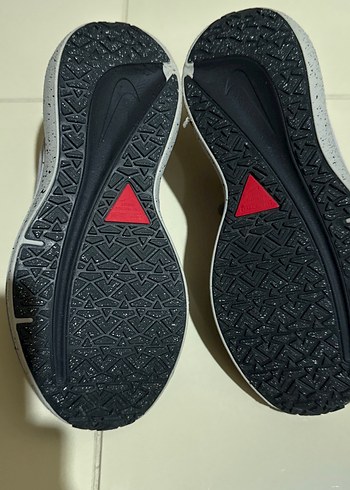 Gri Bağcıklı Nike Kadın Spor Ayakkabı - Görsel 6