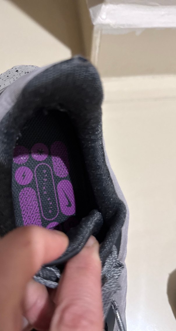 Gri Bağcıklı Nike Kadın Spor Ayakkabı - Görsel 5