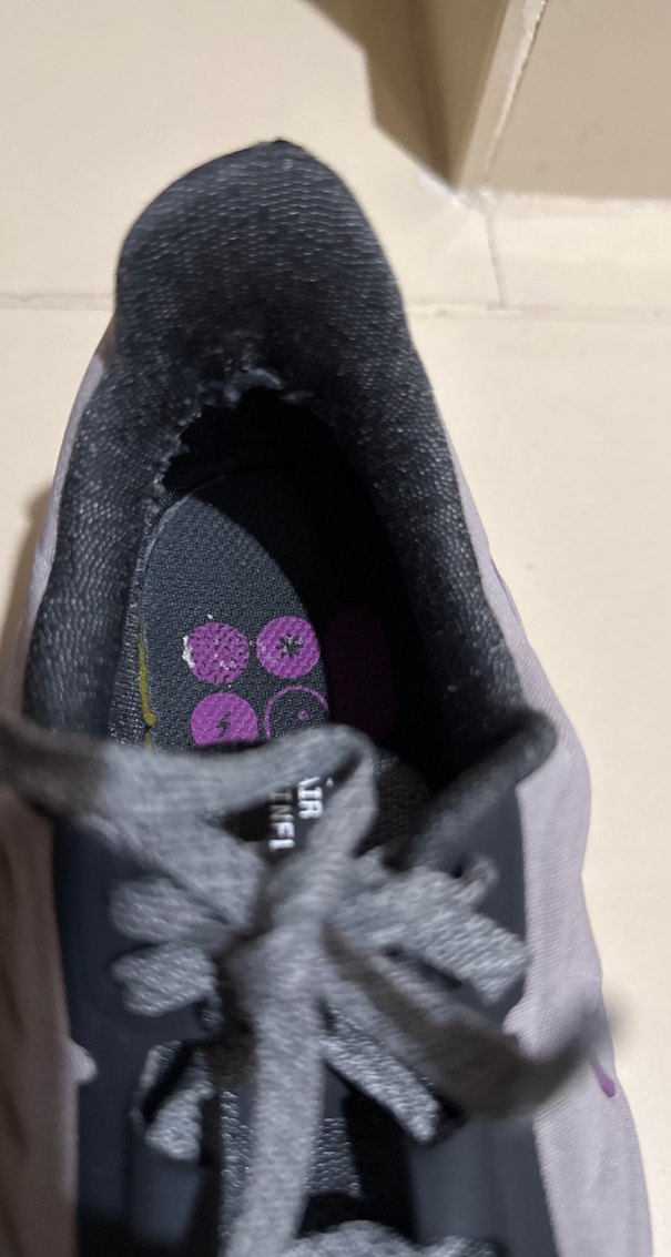 Gri Bağcıklı Nike Kadın Spor Ayakkabı - Görsel 3