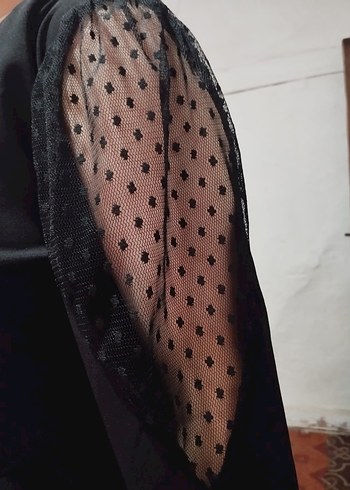 Diğer Uzun Siyah Gotik Kadın Elbise