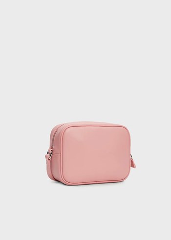 Tommy Hilfiger Pembe Deri Kadın Çapraz Çanta