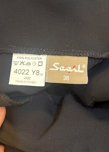 Seçil Uzun Drapeli Kadın pantolon etek Seçil 38 beden