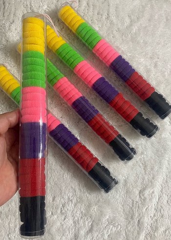 Renkli Elastik Çocuk Saç Tokaları