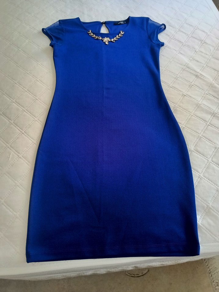 elbise siyah +gece mavi+ beyaz - Görsel 3