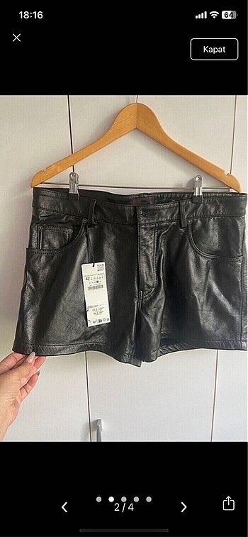 Zara Zara deri şort