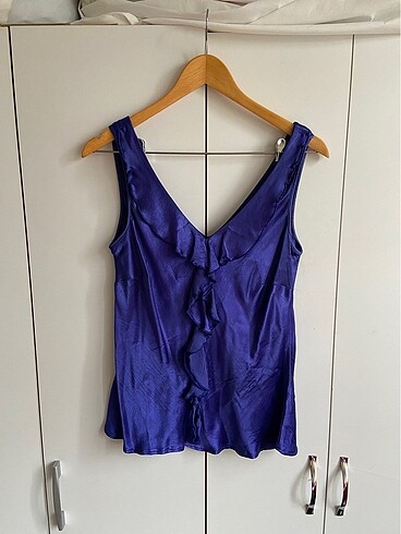 Vintage saten bluz