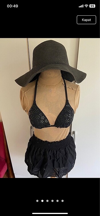 Koton Koton desenlı bikini üstü