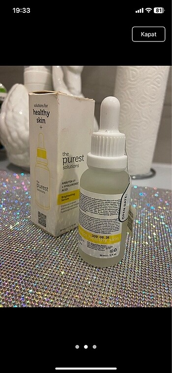 The Ordinary Aydınlatıcı ve nemlendirici serum