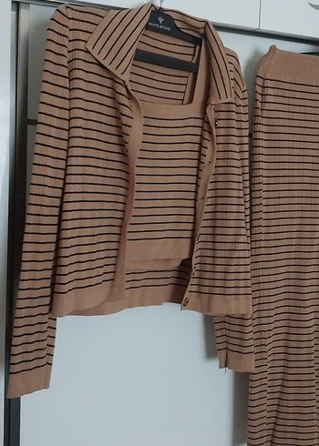 Kadın Kahverengi Uzun Triko Elbise - Görsel 5