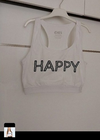 Beyaz mini üst - Görsel 2