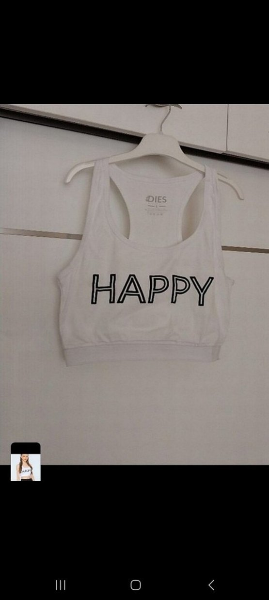 Beyaz mini üst - Görsel 2