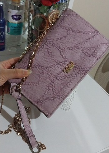 Zincir Detaylı mor  Çanta - Görsel 3