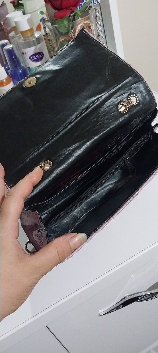 Zincir Detaylı mor  Çanta - Görsel 4