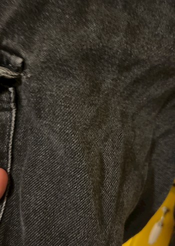 xs Beden Çocuk siyah Bol Kesim Midi Kot Pantolon