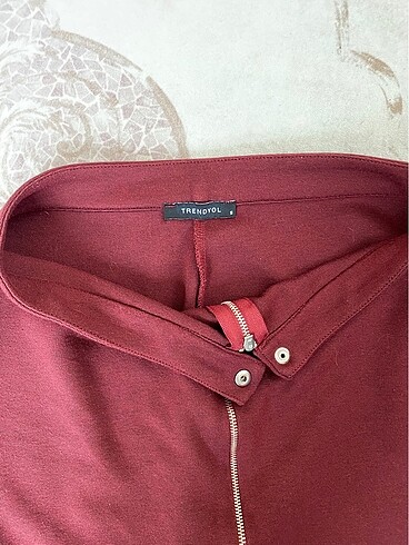 s Beden bordo Renk Trendyolmilla etek