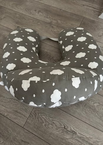 Gri Bulut Desenli Emzirme ve Hamile Yastığı - Görsel 2