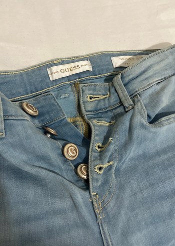 24 bedenKadın Pastel Mavi Midi Denim Pantolon - Görsel 2