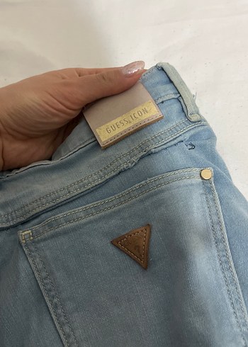 24 bedenKadın Pastel Mavi Midi Denim Pantolon - Görsel 4