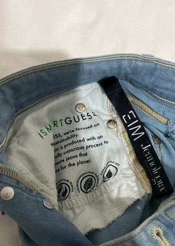 24 bedenKadın Pastel Mavi Midi Denim Pantolon - Görsel 6