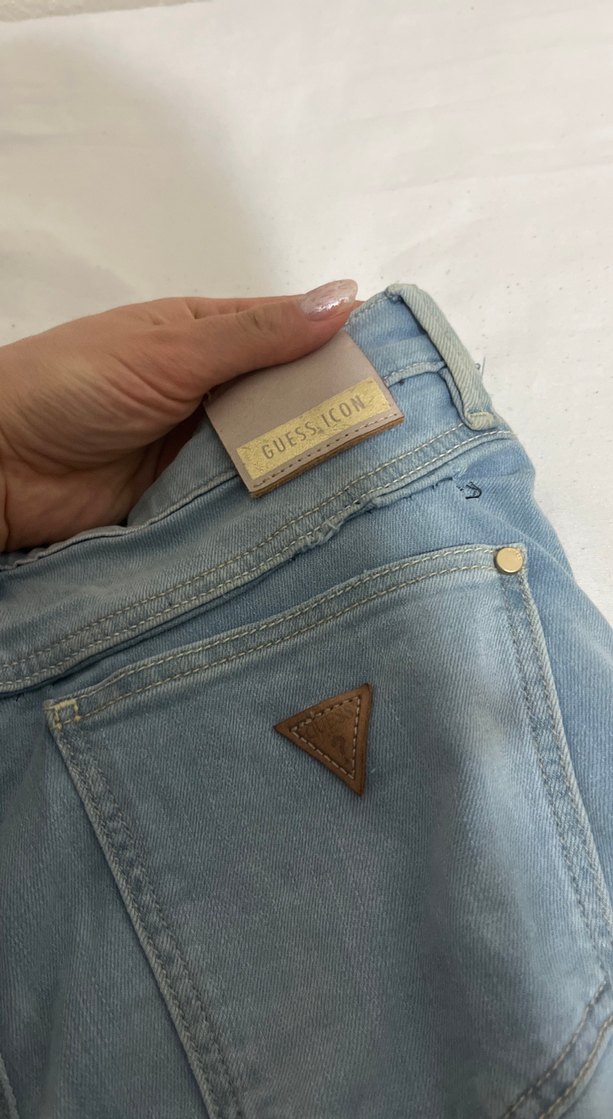 24 bedenKadın Pastel Mavi Midi Denim Pantolon - Görsel 4