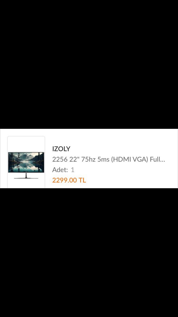 IZOLY 22" 75Hz 5ms Full HD Monitör - Görsel 2