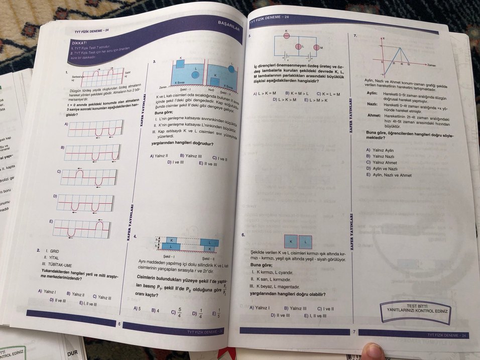 TYT FKB VE MAT deneme 30lu çözümlü - Görsel 5